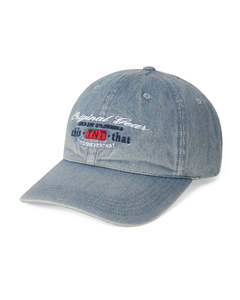 Mens Hats Caps And Beanies: Original Gear Denim Cap - Washed Blue