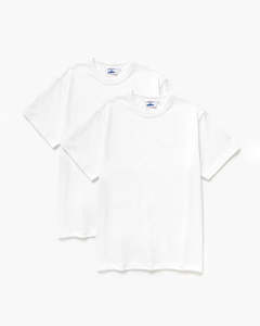 Mens T Shirts: Archive Tee Two-Pack - White