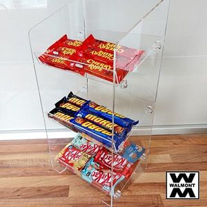 Products: Three Tier Acrylic Merchandising Cabinet - Walmont