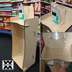 Products: Hand Sanitizer Holder Stand - Walmont