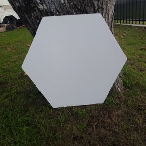 Products: Acrylic Sign Board Hexagon - Walmont