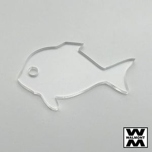 Acrylic Fish – flat shapes (10 pieces) - Walmont