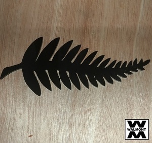 Products: Fern black flat acrylic 3mm / decor / signage / - Walmont