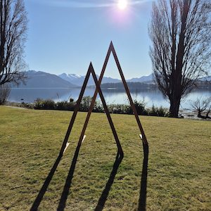 Products: Triangle Arch Double - Wanaka Wedding Hire