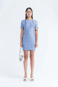 Arthur Apparel Box Pleat Raglan Mini Dress - Swan