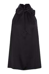 Rue De Femme: Rue de Femme Henricca Top - Black LUCKY LAST small