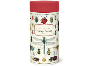 Jigsaw Puzzles: Cavallini & Co Bugs and Insects Vintage Puzzle