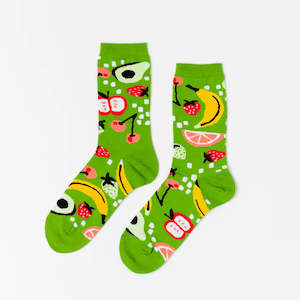 Yellow Owl: Yellow Owl Socks Women's - Fruits
