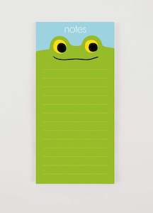 Kiosk By Georgia Perry: Kiosk by Georgia Perry Desk Pad - Happy Frog