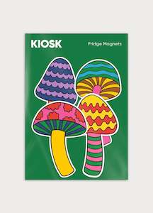 Kiosk by Georgia Perry Magnet Set - Shrooms