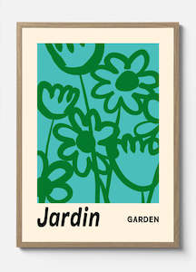 Kiosk By Georgia Perry: Kiosk Garden Art Print by Georgia Perry