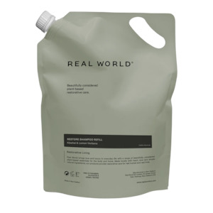 Real World: Real World Restore Shampoo Refill - Kōwhai and Lemon Verbena