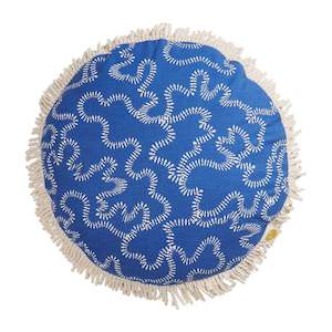 Sage X Clare: Sage x Clare Satish Fringe Cushion
