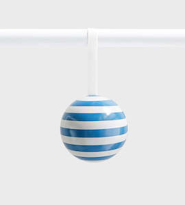 Father Rabbit Clothing: Father Rabbit - Cornish Blue Stripe Bauble