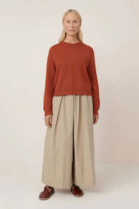Kowtow Clothing: Kowtow Valley Jumper - Clay Red