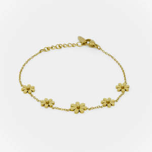 Other Things Daisy Bracelet - Gold
