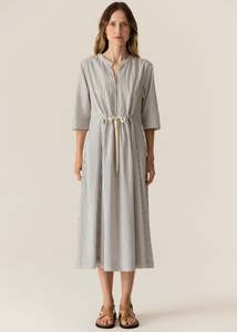 Pol Vera Shirt Dress - Blue Stripe