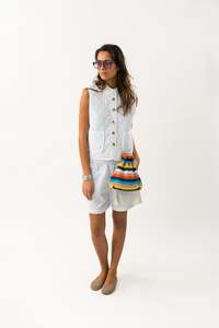 Lollys Laundry: Lollys Laundry Cairo Vest - Light Stripe