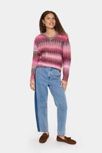 Saint Tropez: Saint Tropez Maude Jeans - Med Blue