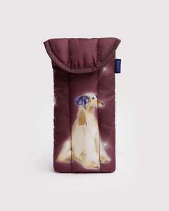 Baggu Puffy Glasses Sleeve - Fancy Dogs
