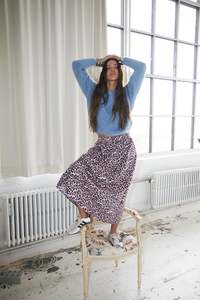 Lollys Laundry Akane Maxi Skirt - Light Pink