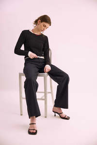 Pharlain: Phàrlain Seam Top - Black