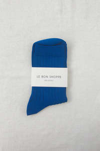 Le Bon Shoppe Socks: Le Bon Shoppe Her Socks - Cobalt