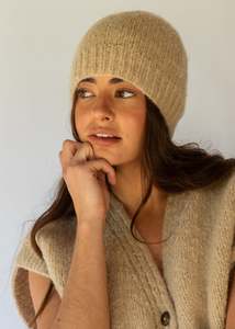 Hobo And Hatch: Hobo and Hatch On-Shore Beanie - Almond