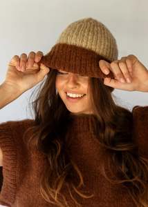 Hobo and Hatch Riley Beanie - Cappuccino