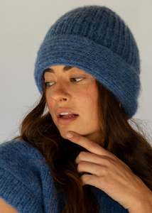Hobo and Hatch Haven Beanie - Pacific Blue
