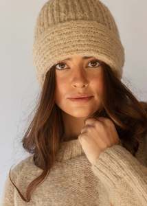 Hobo and Hatch Haven Beanie - Almond