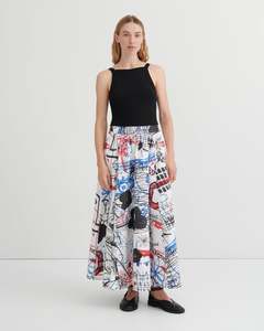 Kowtow Moya Skirt - Anniversary Print