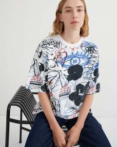 Kowtow Oversized Boxy Tee - Anniversary Print