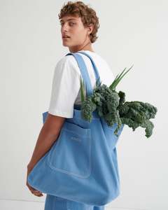 Kowtow Clothing: Kowtow Everyday Tote - Sky Denim