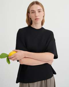 Kowtow Oversized Boxy Tee - Black
