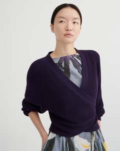 Kowtow Clothing: Kowtow Composure Cardigan - Dahlia