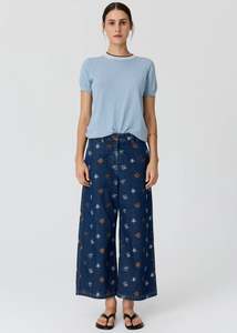Pol: Pol Dillon Tee - Blue/Choc
