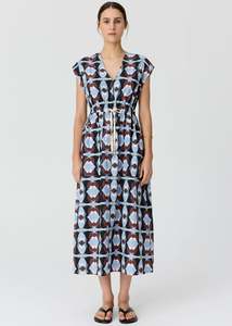 Pol: Pol Thyra Tie Dress - Thyra Print