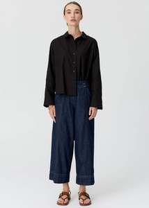 Pol Anise Crop Pants - Denim