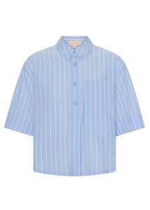 Pol: Pol Aubin Camp Shirt - Blue/Pink