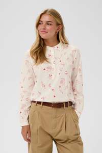 Saint Tropez: Saint Tropez Ponyo Shirt - Ice Red Mon Amour