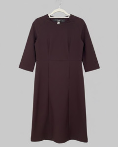 Wanda Harland Preloved: PRELOVED Starfish Deep burgundy dress size 8