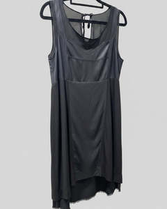 Wanda Harland Preloved: PRELOVED NOM*D Sectioned Bodice Layered Black Dress - Sample size 10