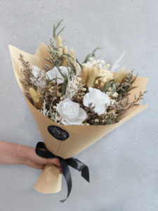 Timeless Petals Bouquet (White)