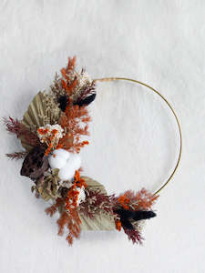 Wreaths: HALLOWEEN: Ember Halo Wreath