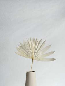 Floral Stems Bar: Palm Sun - White