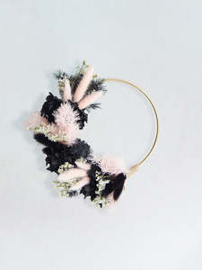 Wreaths: Ink Petal Mini Wreath