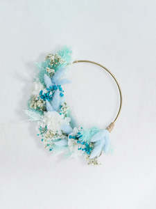 Wreaths: Baby Blue Mini Wreath
