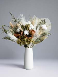 Rustic Petal Bouquet in Vase