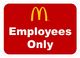 Employees Only A5 size